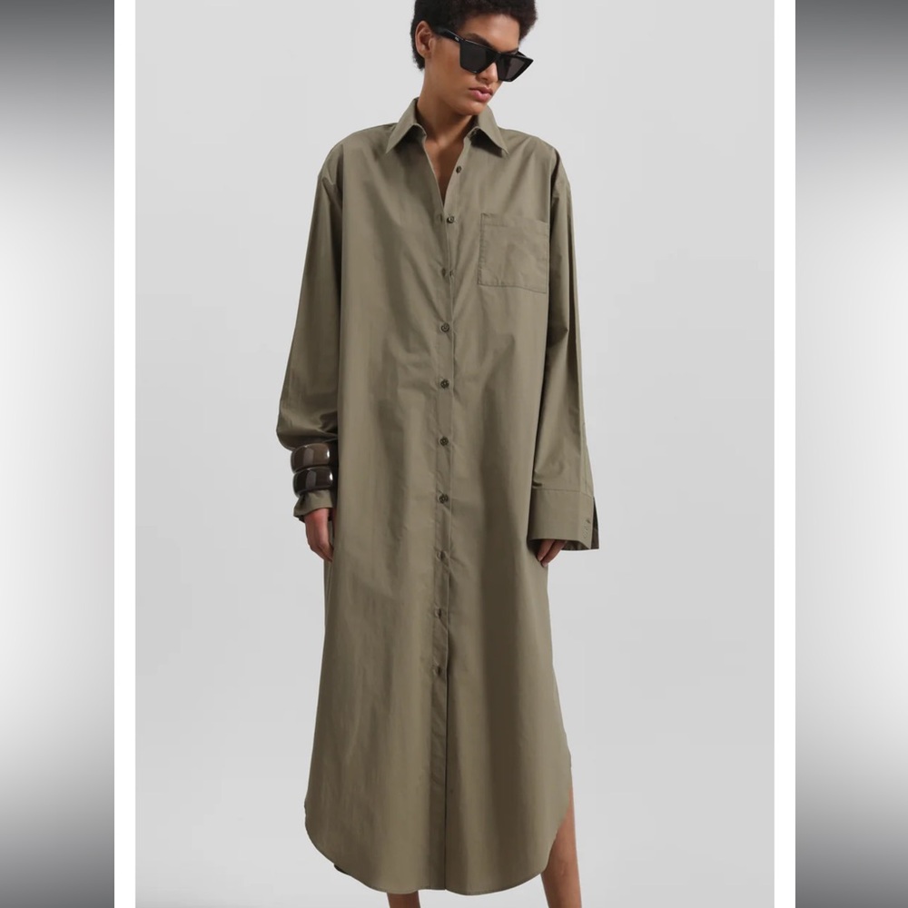 The Frankie Shop Olive Long Sleeve Dress